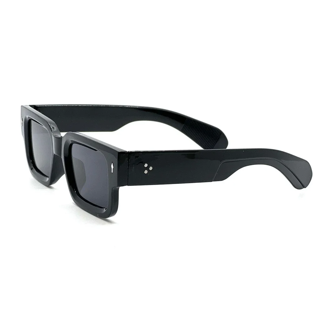 Square Frame Sunglasses for Men‎ Retro Black Sun Glasses Fashion Vintage Driving